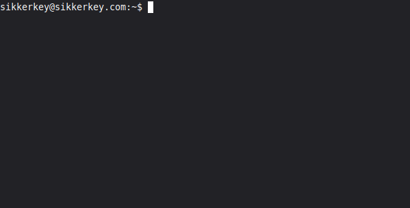 Terminal showing sikkerkey get against simple and structured secrets