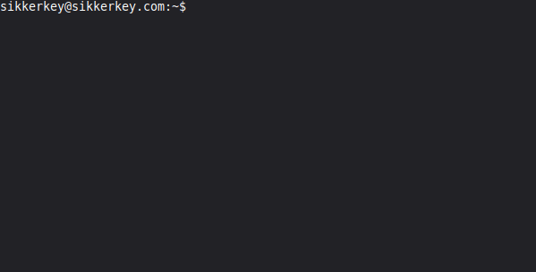 Terminal showing sikkerkey get with -o json output across simple, structured, and single-field forms